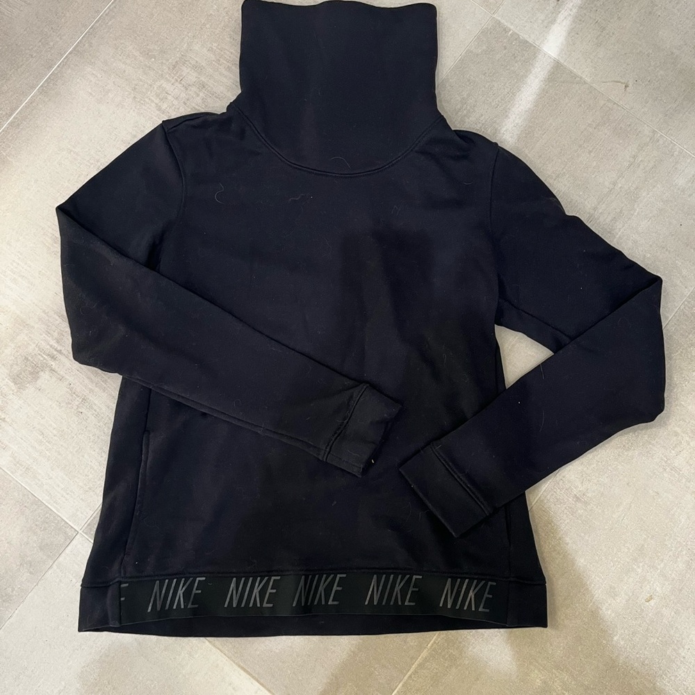 Nike Black Turtleneck Sweatshirt